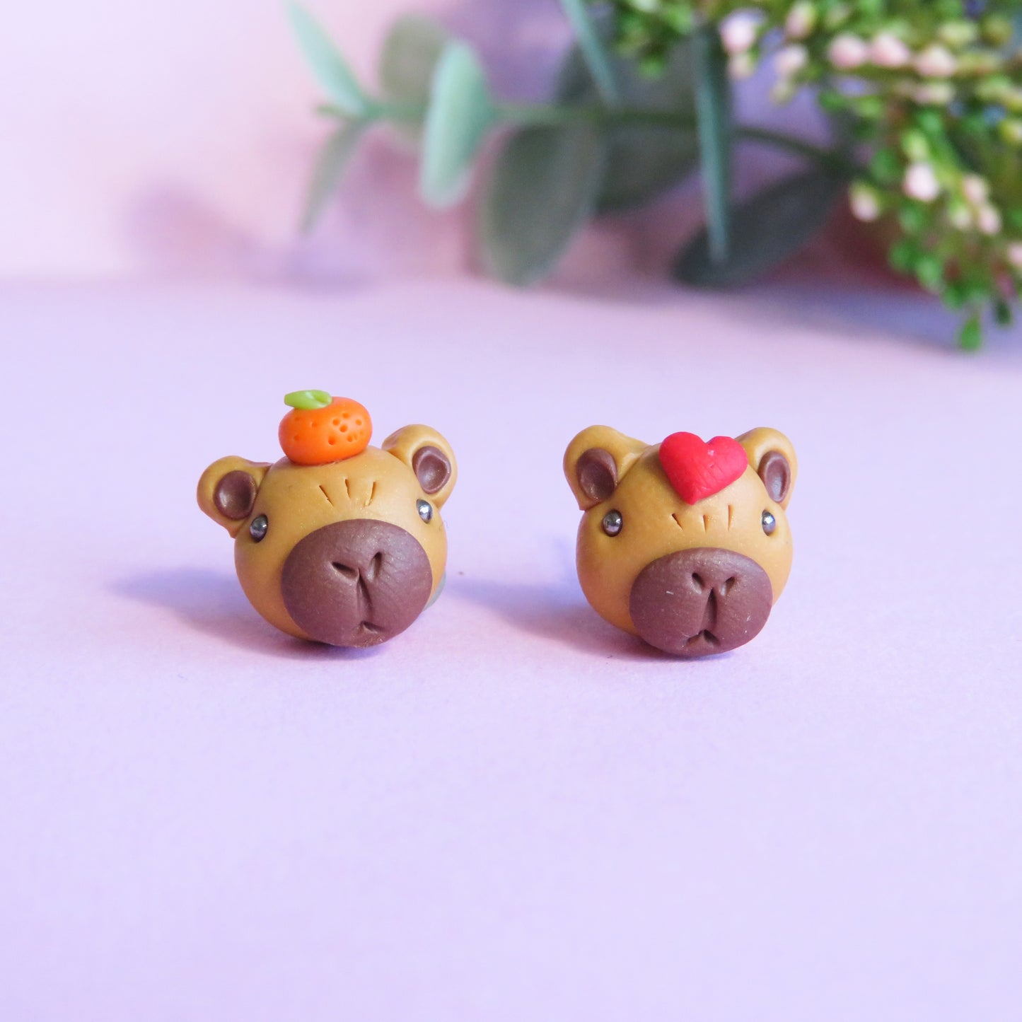 Capybara Stud Earrings