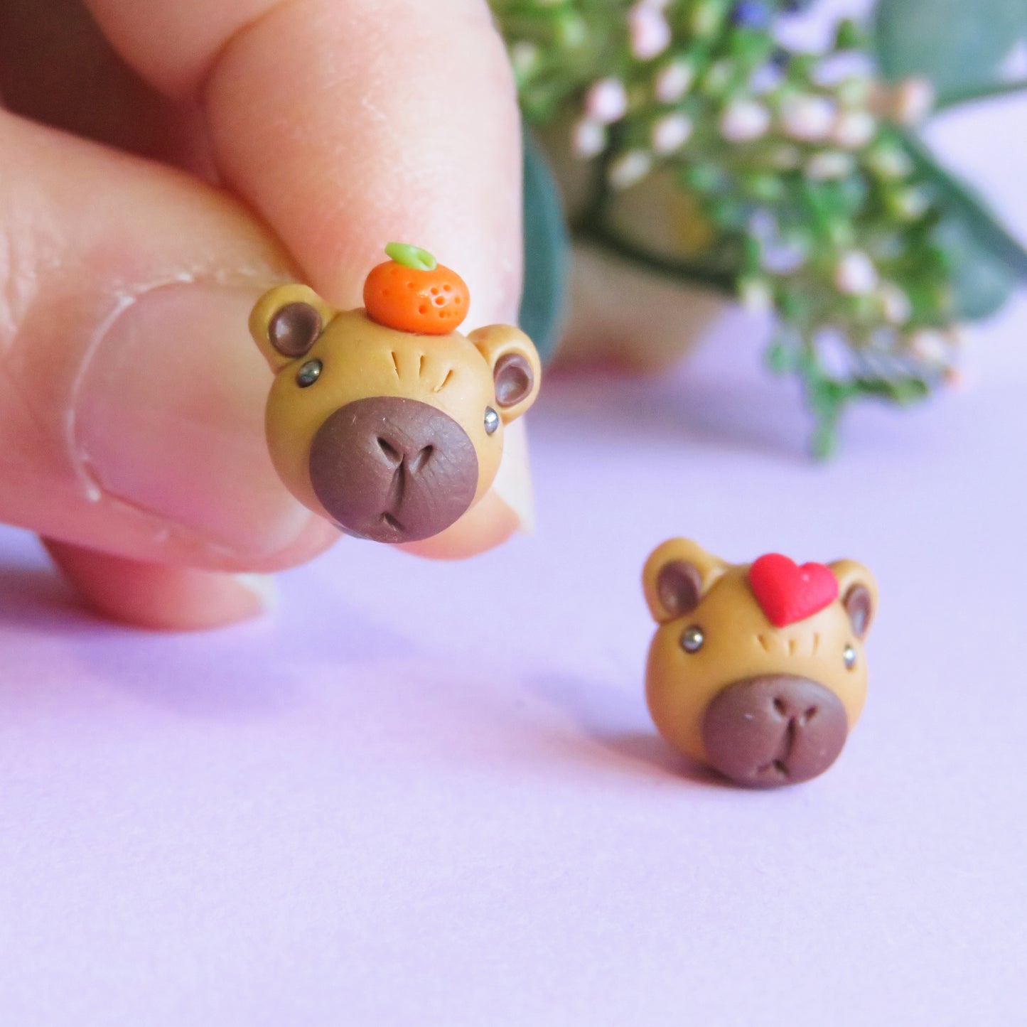 Capybara Stud Earrings