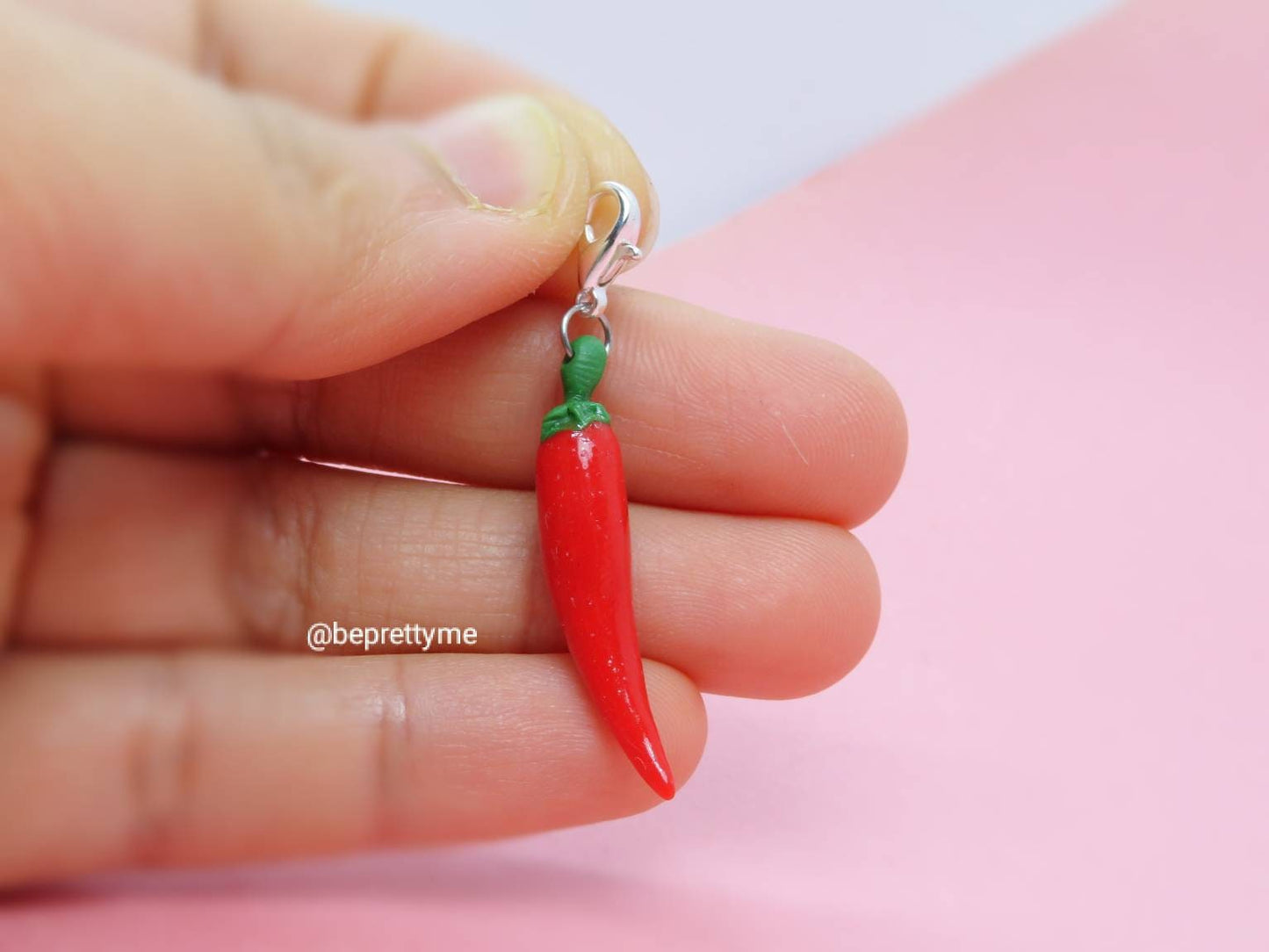 Red Hot Chilli Pepper Stud Earrings or Charm