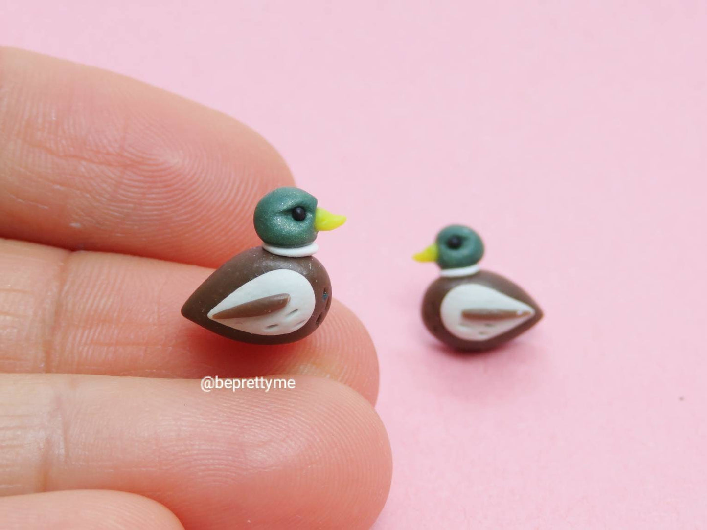 Mallard Duck Stud Earrings