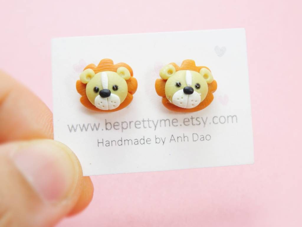 Safari Animal Stud Earrings