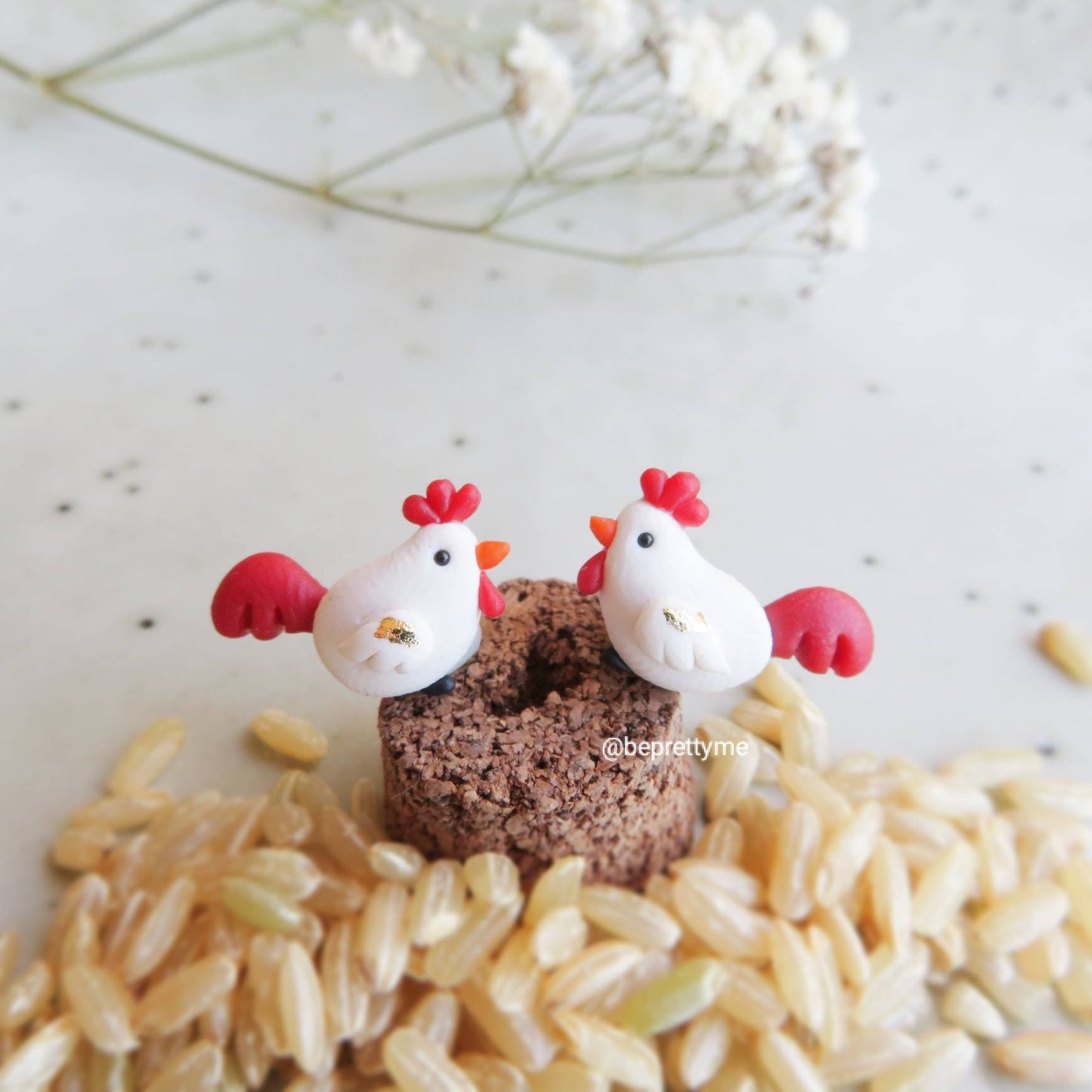 Cute Chicken Studs