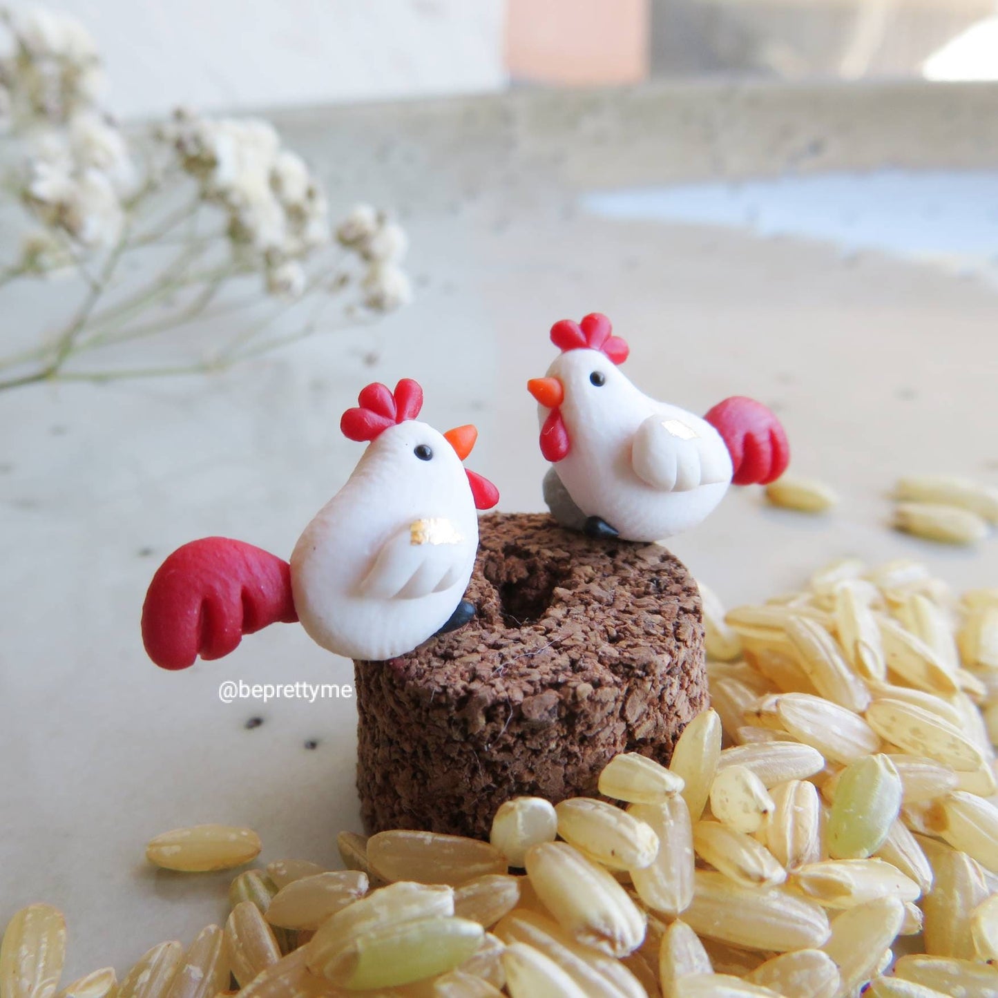 Cute Chicken Studs