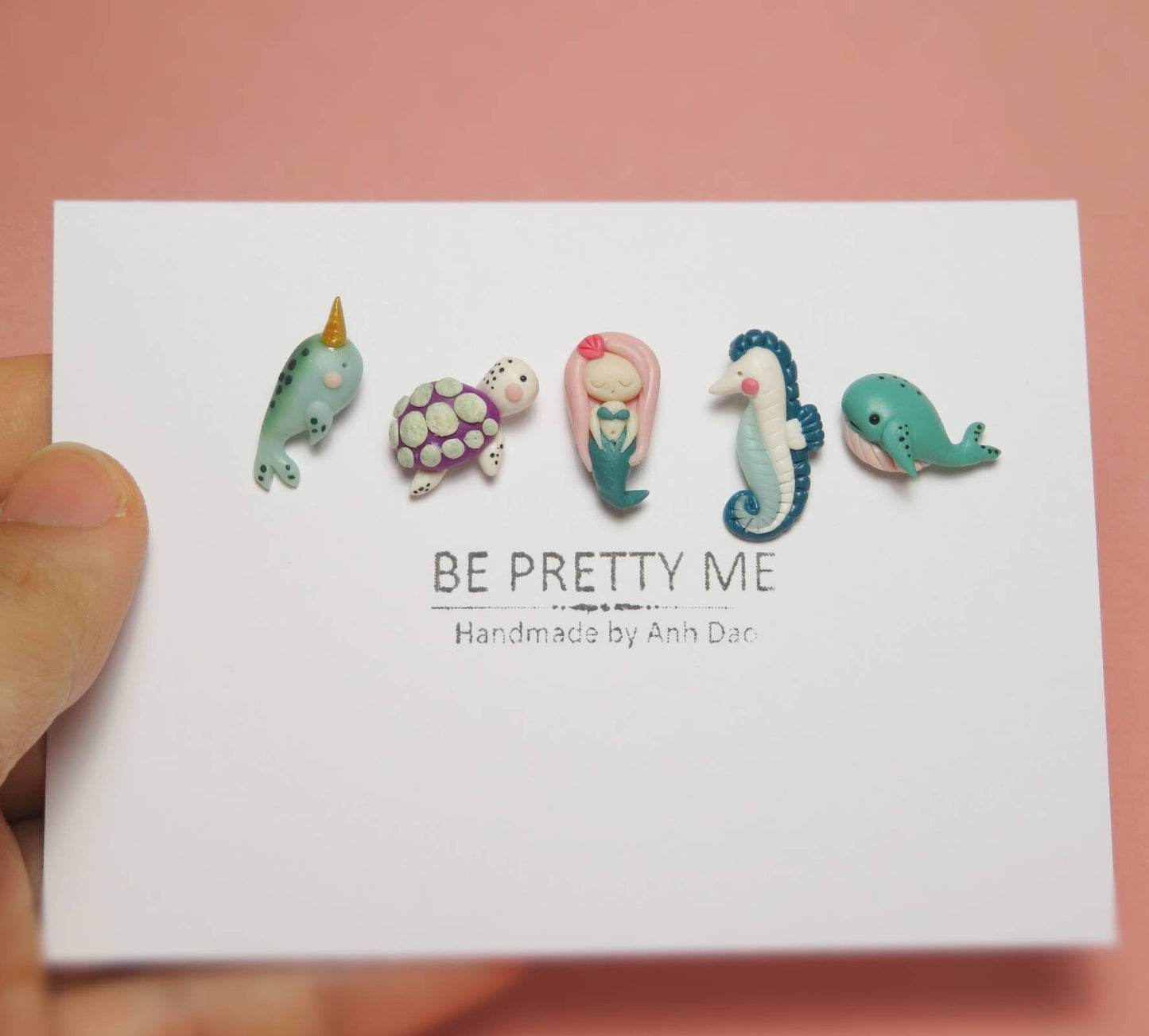Magical Sea Creature Stud Earrings