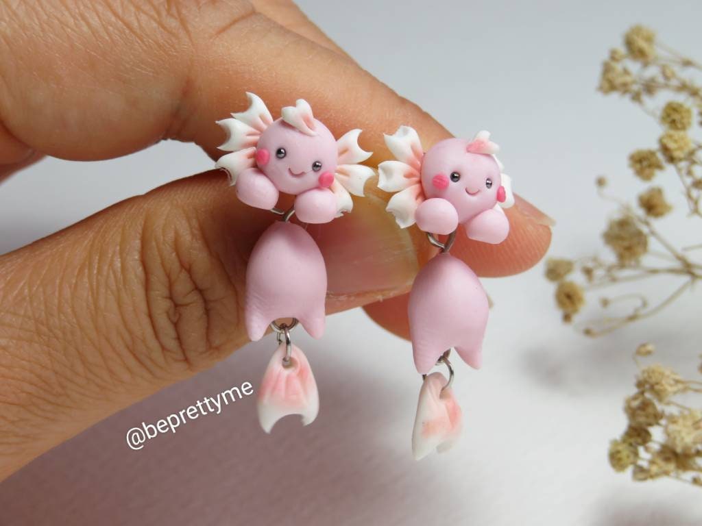 Axolotl Dangle Earrings