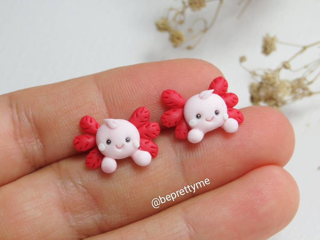 Axolotl Dangle Earrings