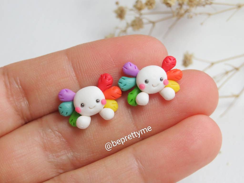 Axolotl Dangle Earrings