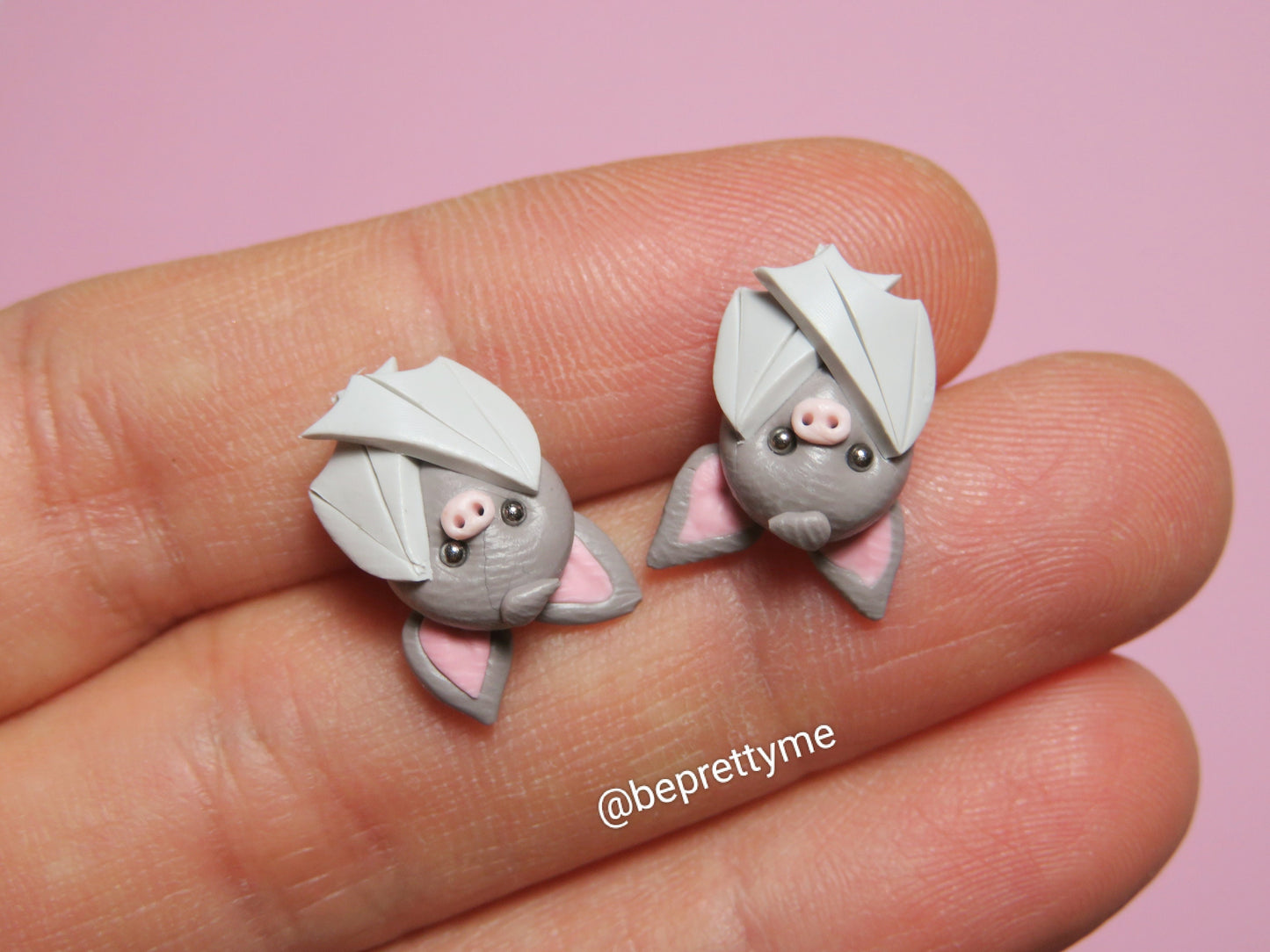 Cute Bat Stud Earrings