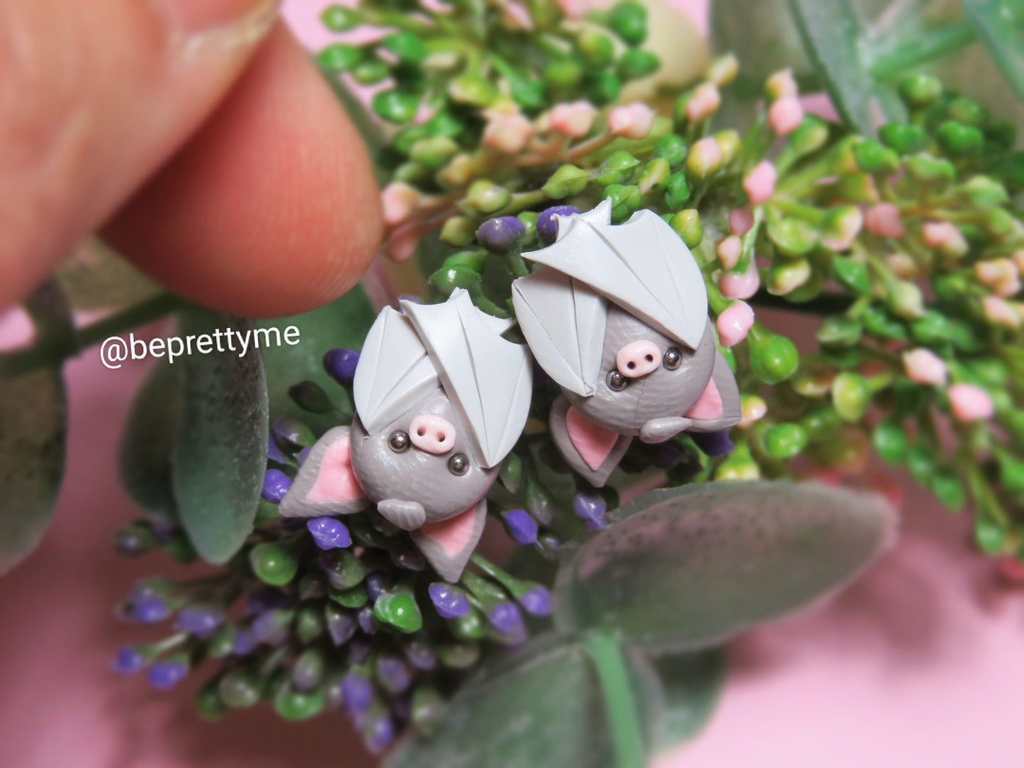 Cute Bat Stud Earrings