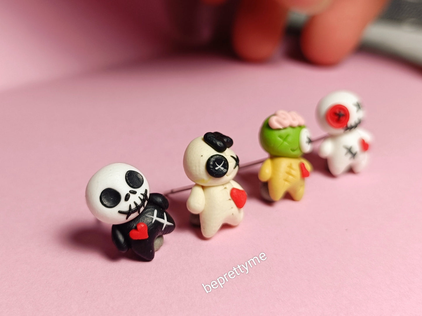 Voodoo Doll Stud Earrings