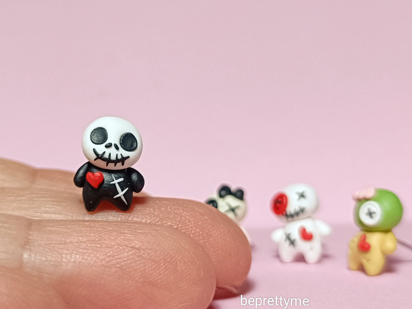 Voodoo Doll Stud Earrings