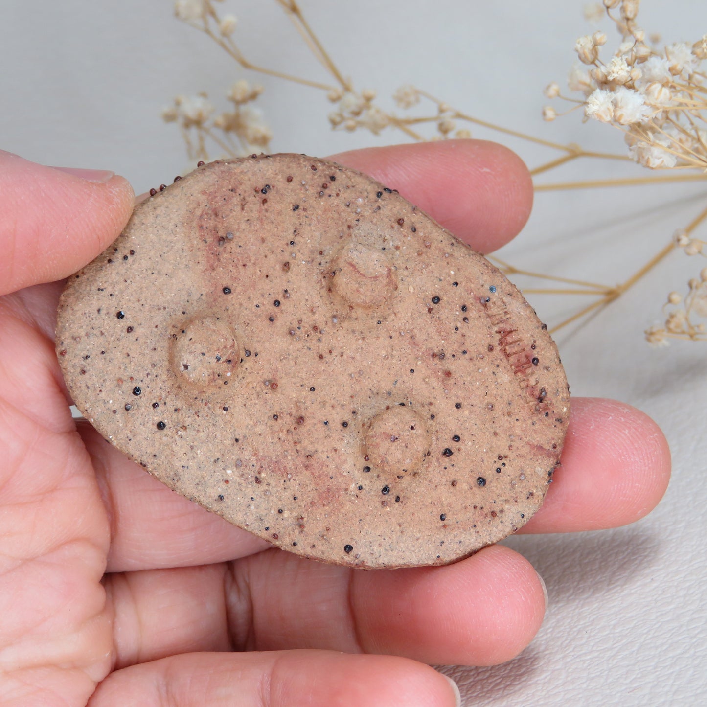 Handmade Pottery Trinket Dish. Cute Bee on Bloom. Jewelry Dish. Beautiful Collectibles. Hand built Pottery. Special Gift.