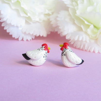 Chicken Stud Earrings