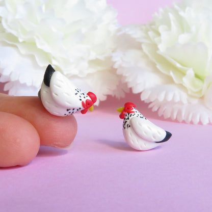 Chicken Stud Earrings