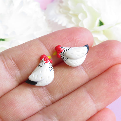 Chicken Stud Earrings