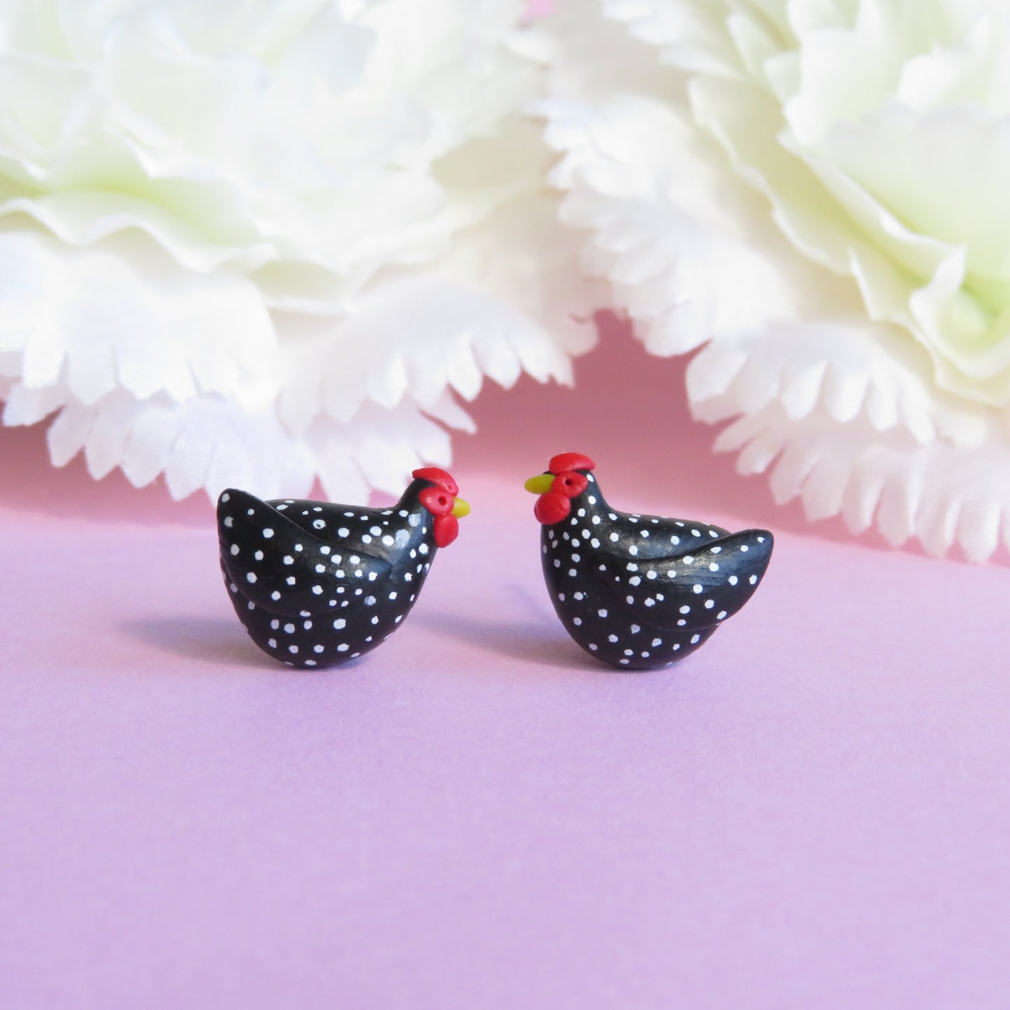 Chicken Stud Earrings