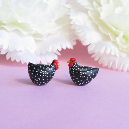 Chicken Stud Earrings