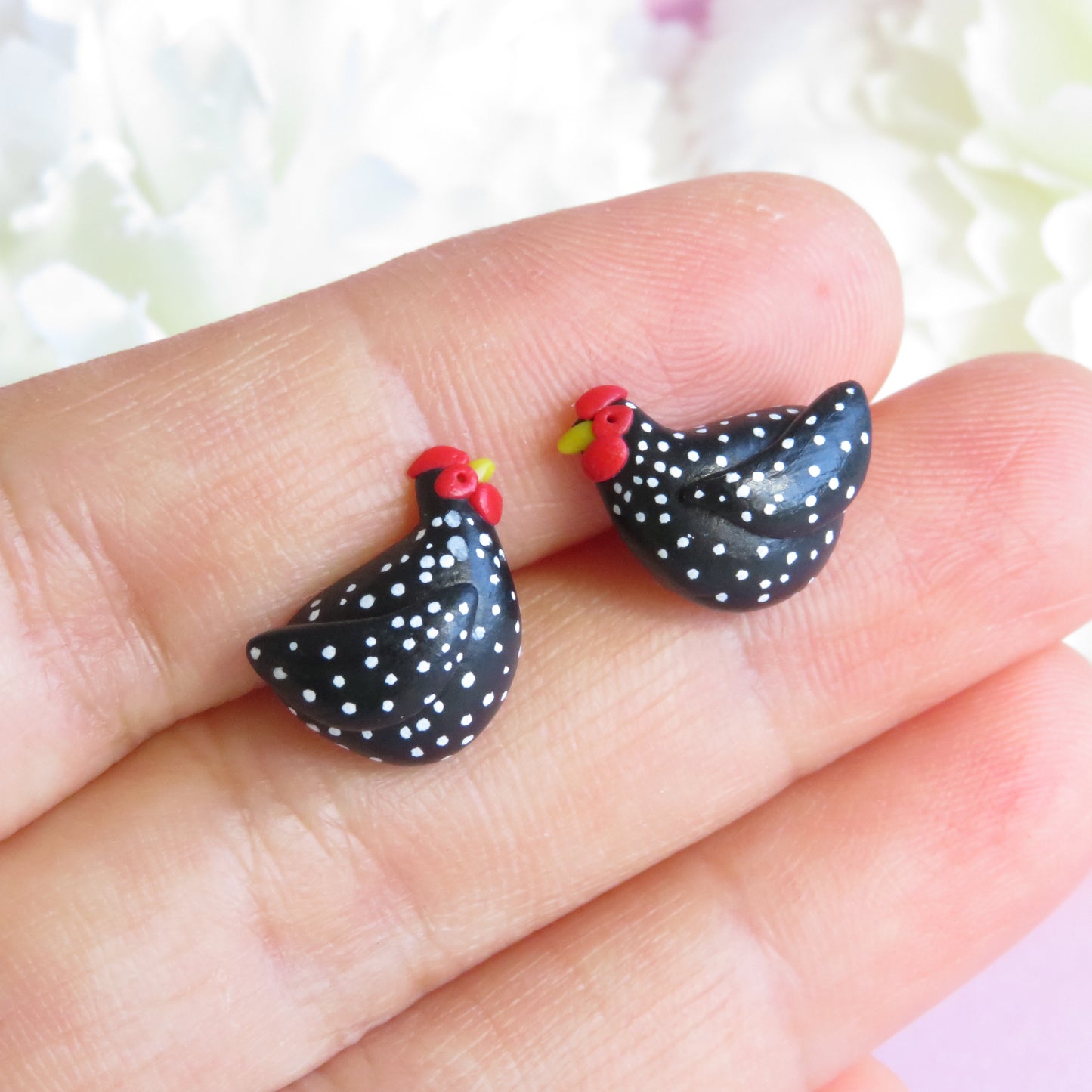 Chicken Stud Earrings