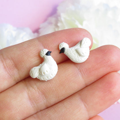 Chicken Stud Earrings