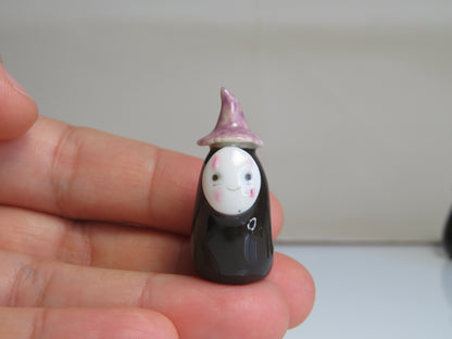 No Face Ceramic Figurines. Tiny Friends. Handmade Ceramic Collectibles. Beautiful Gift