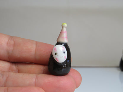 No Face Ceramic Figurines. Tiny Friends. Handmade Ceramic Collectibles. Beautiful Gift