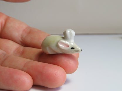 Tiny Rat & Guinea Pig Ceramic Figurines. Tiny Friends. Handmade Ceramic Collectibles. Beautiful Gift