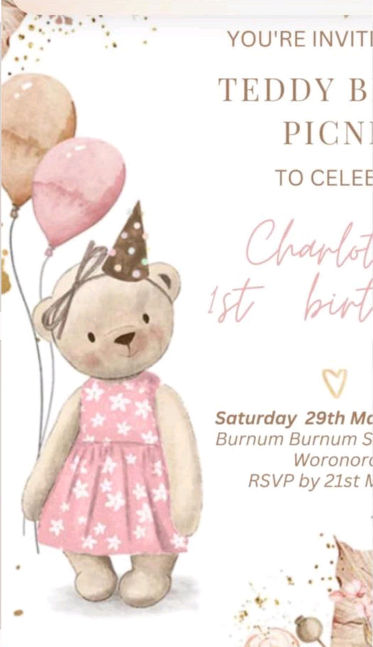 Teddy Bear. Reserved for Anne