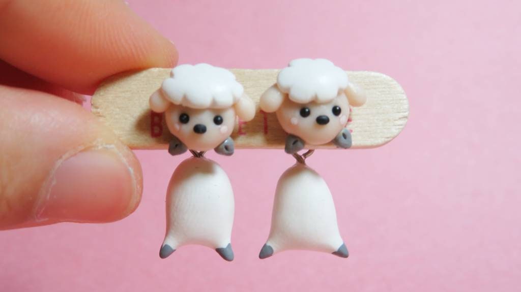 Farm Animal Stud/ 2 Pieces Earrings