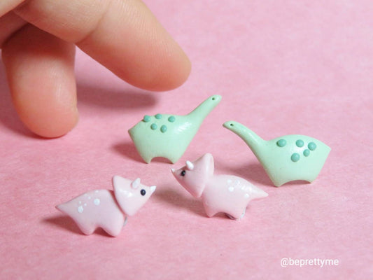 iRoar the Dinosaur stud earrings