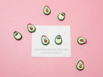 Mister & Missie Avocado Stud Earrings