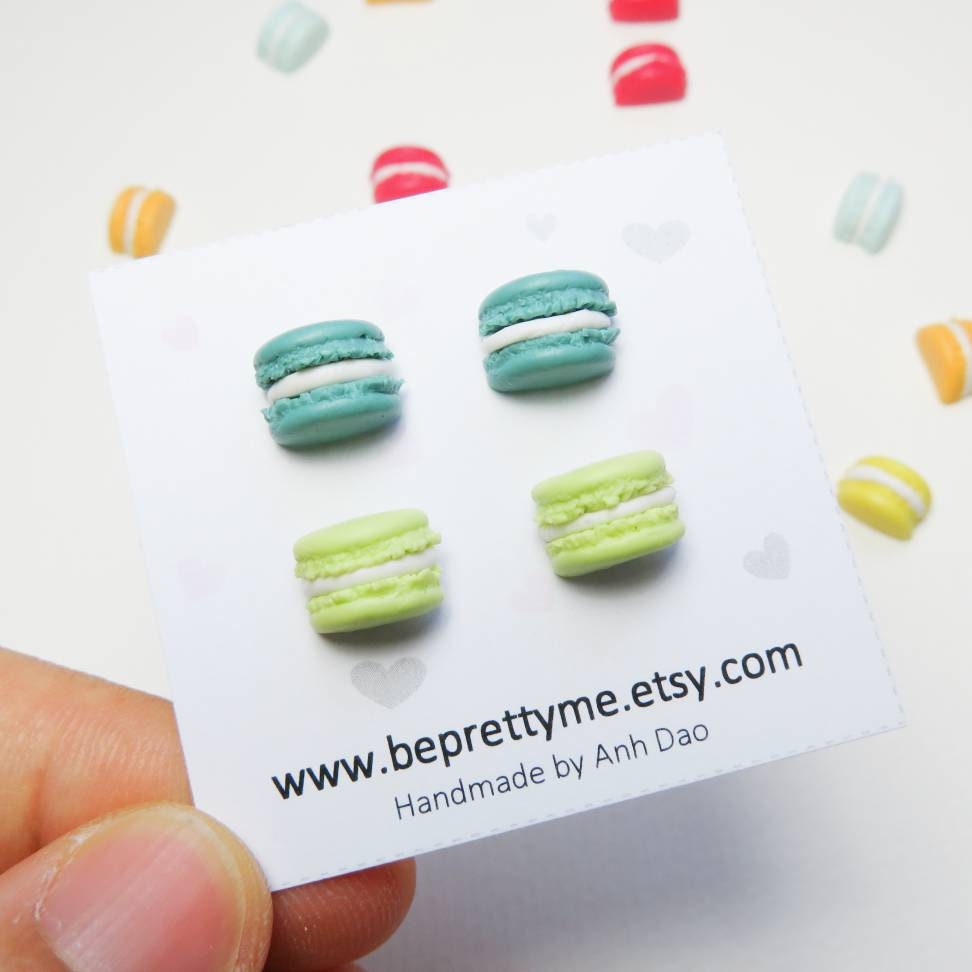 Cute Macaron Stud Earrings