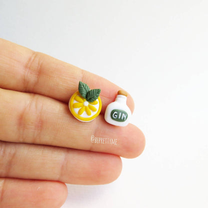 Gin & Tonic Stud Earrings