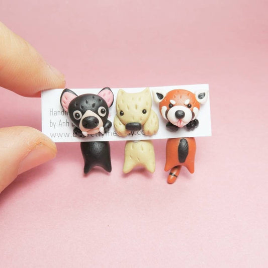 Tasmania Devil/ Wombat/ Red Panda Dangle Earrings