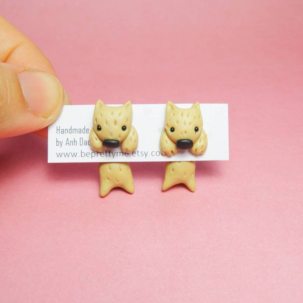 Tasmania Devil/ Wombat/ Red Panda Dangle Earrings