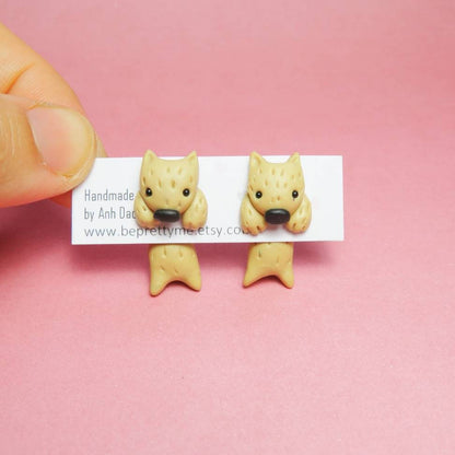 Tasmania Devil/ Wombat/ Red Panda Dangle Earrings