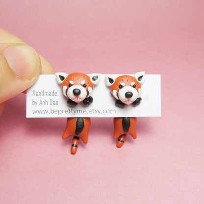 Tasmania Devil/ Wombat/ Red Panda Dangle Earrings