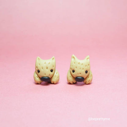 Tasmania Devil/ Wombat/ Red Panda Dangle Earrings