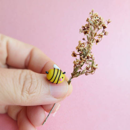Little Bee & Honey Pot Stud Earrings