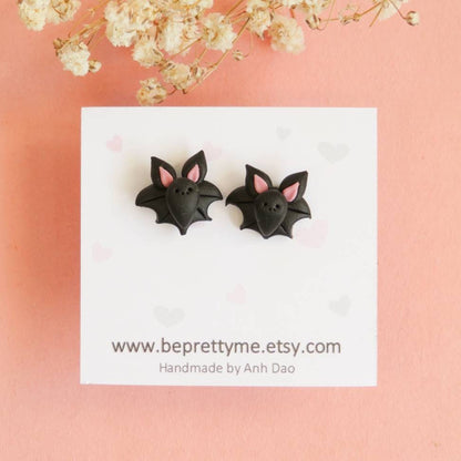 Cute Bat Stud Earrings