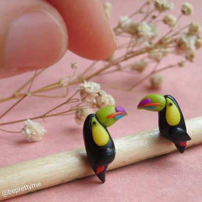 Cute Toucan Stud Earrings