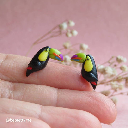 Cute Toucan Stud Earrings
