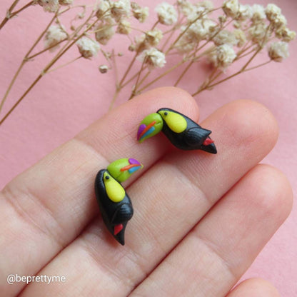 Cute Toucan Stud Earrings