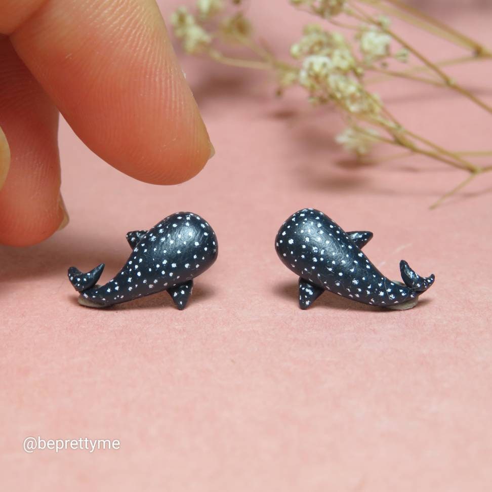 Whale Shark Stud Earrings
