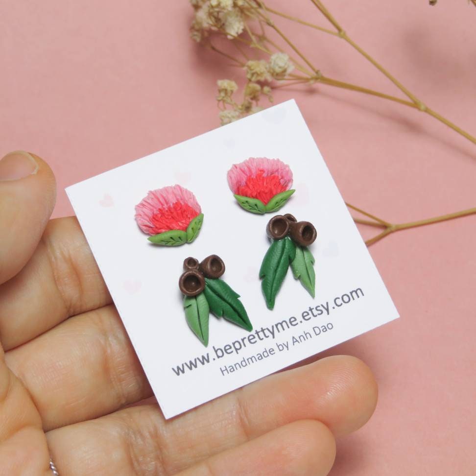 Australia Native Plant Stud Earrings