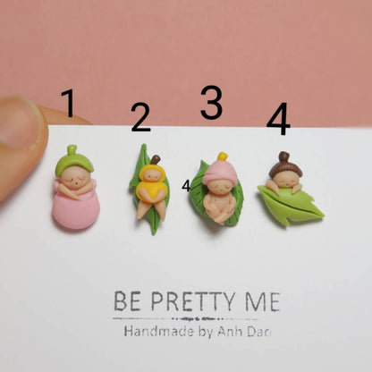 Adorable Gumnut Mini Stud Earrings
