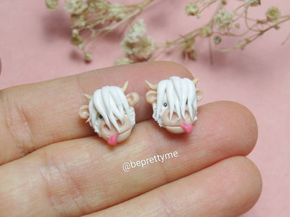 Cute Highland Cow Earrings