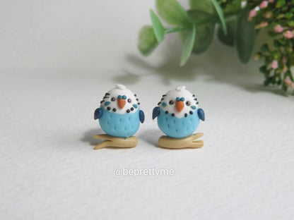 Budgie Stud Earrings