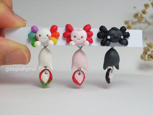 Axolotl Dangle Earrings
