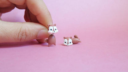 Woodland Animal Stud/ 2 Pieces Earrings