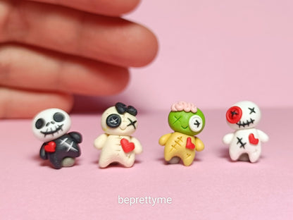 Voodoo Doll Stud Earrings